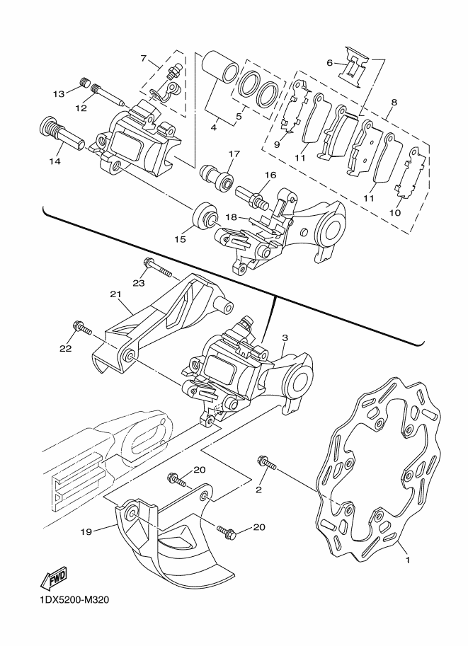 Rear Brake Caliper