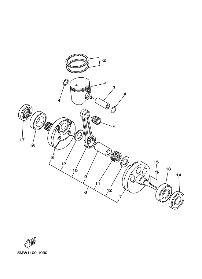 CRANKSHAFT & PISTON