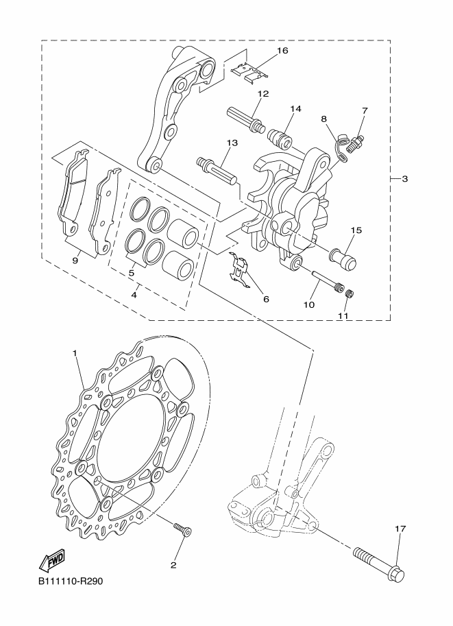 Front Brake Caliper
