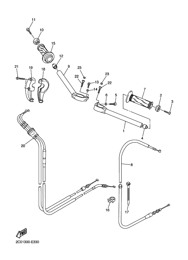 Steering Handle & Cable