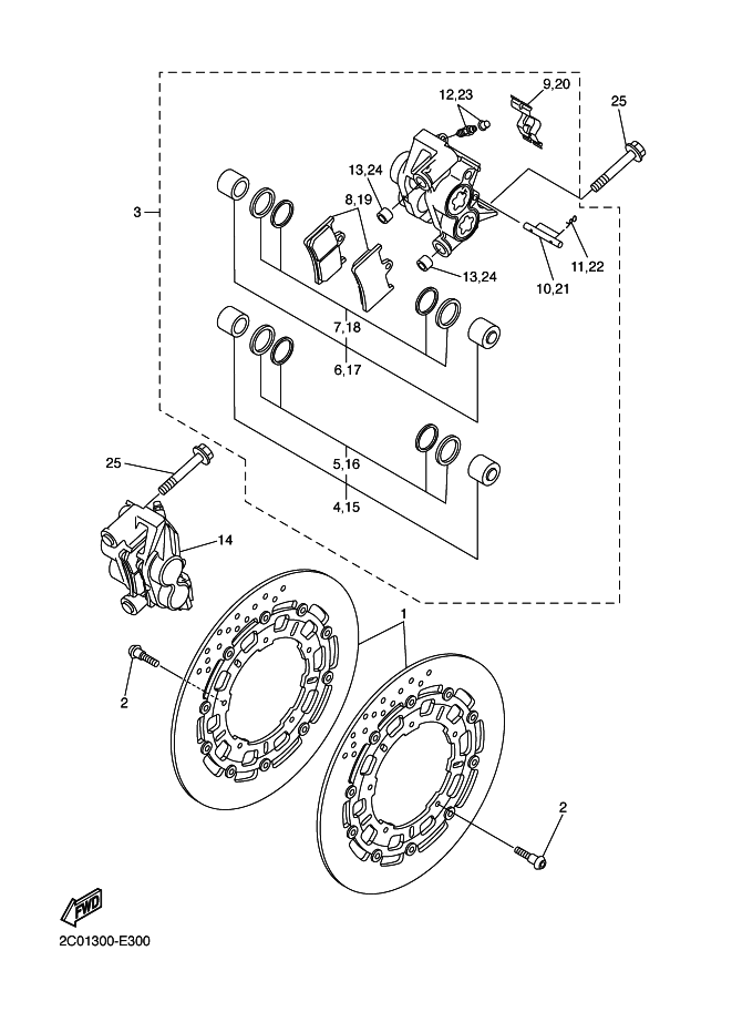 Front Brake Caliper