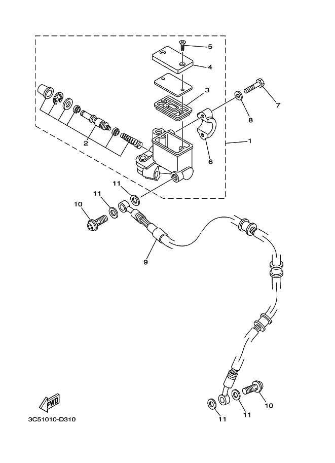 Front Master Cylinder