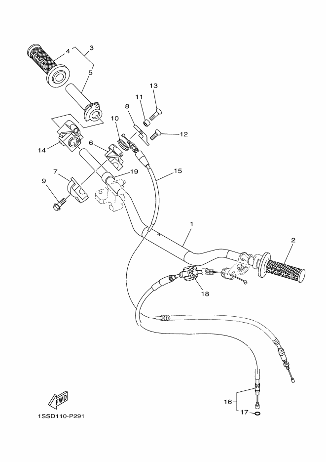 Steering Handle & Cable