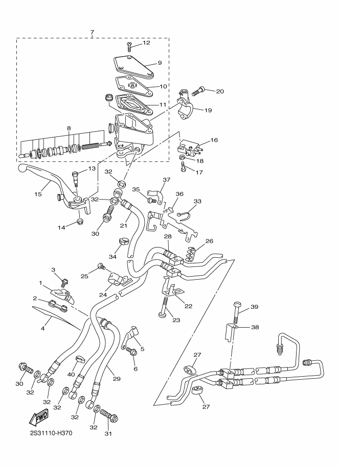 Front Master Cylinder