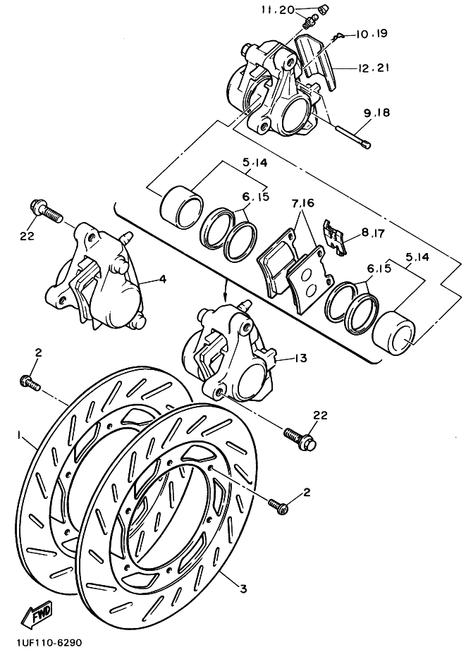 Front Brake Caliper