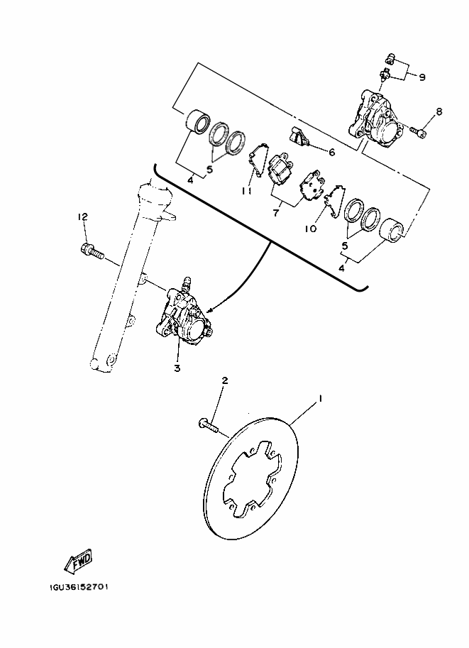 Front Brake Caliper