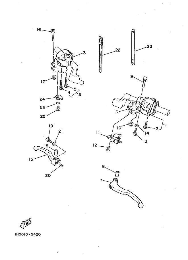 Handle Switch . Lever