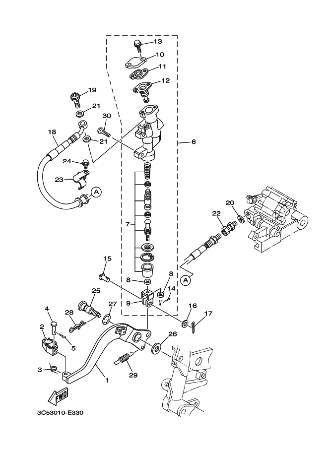 Rear Master Cylinder