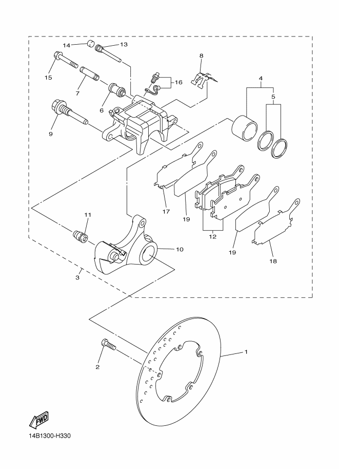 Rear Brake Caliper