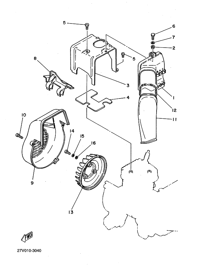 Air Shroud . Fan
