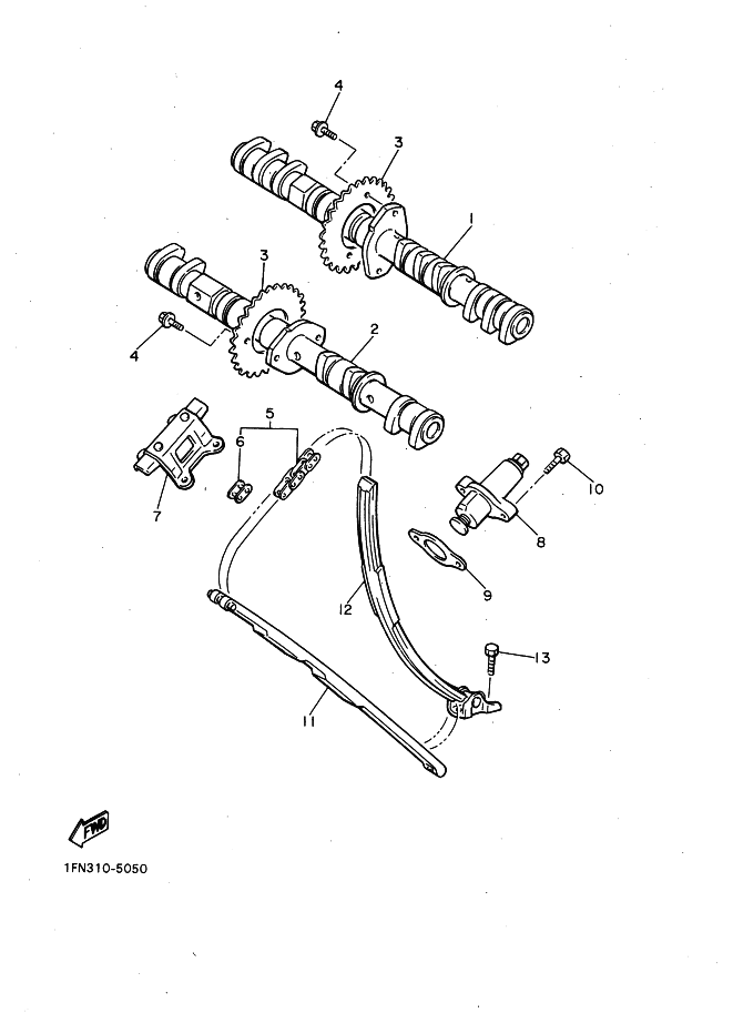 Camshaft . Chain