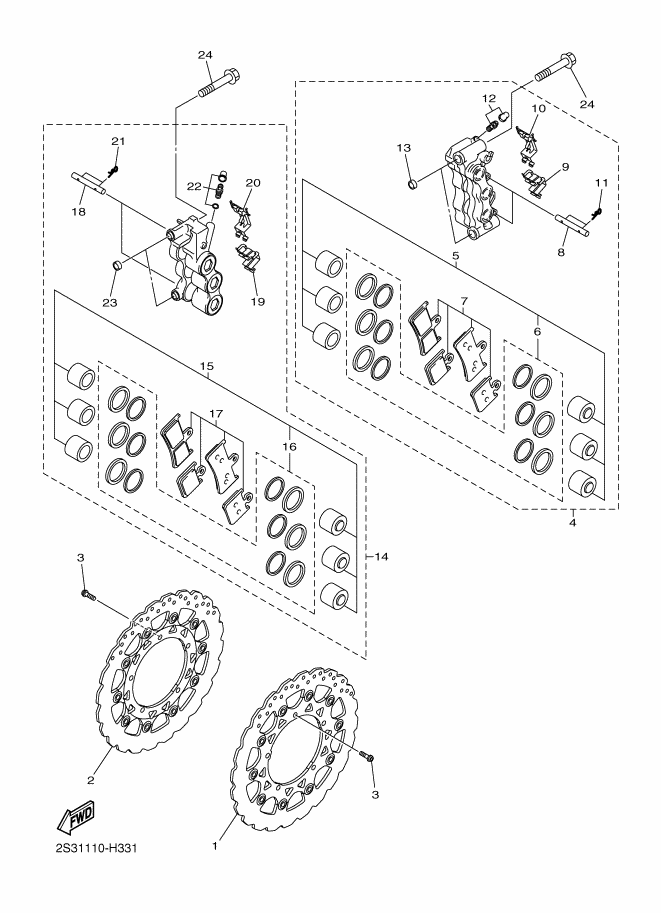 Front Brake Caliper