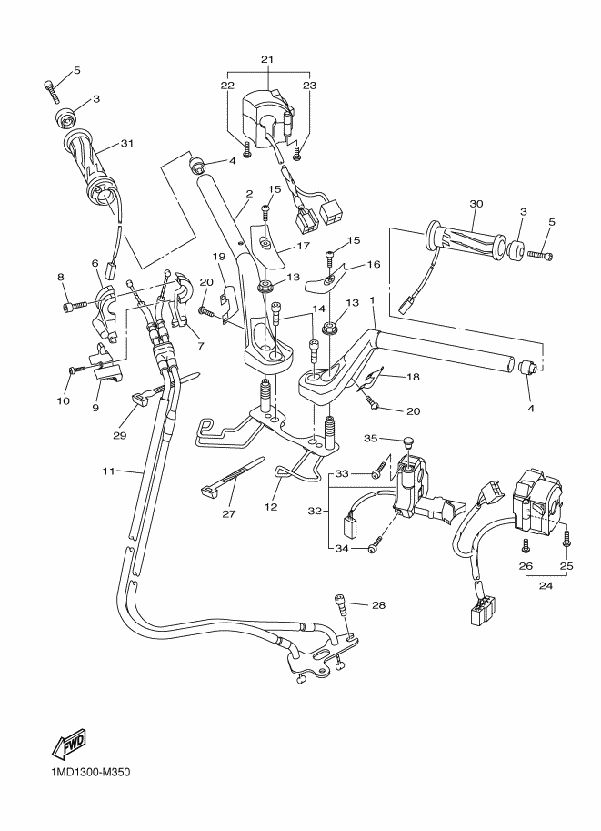 Steering Handle & Cable