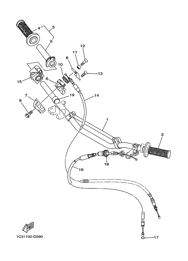 STEERING HANDLE & CABLE