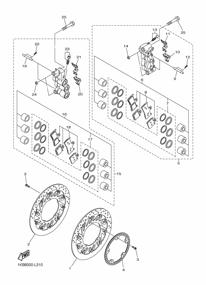 Front Brake Caliper