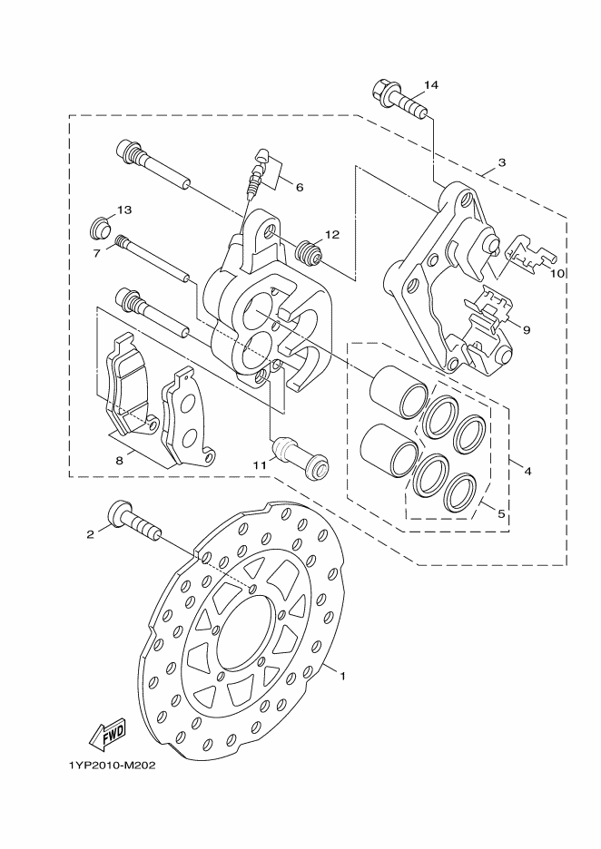 Front Brake Caliper