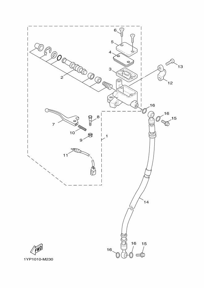 Front Master Cylinder