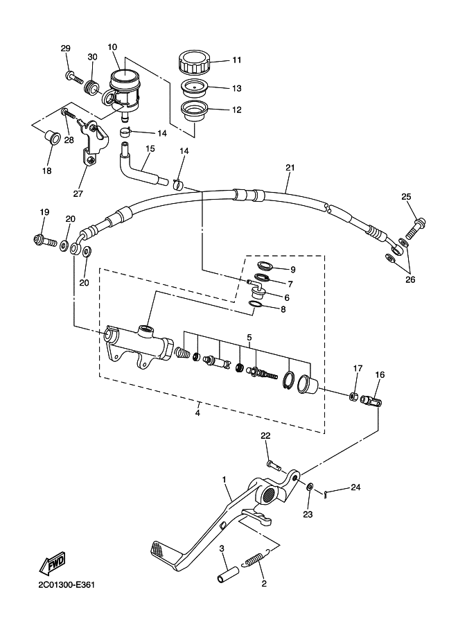 Rear Master Cylinder