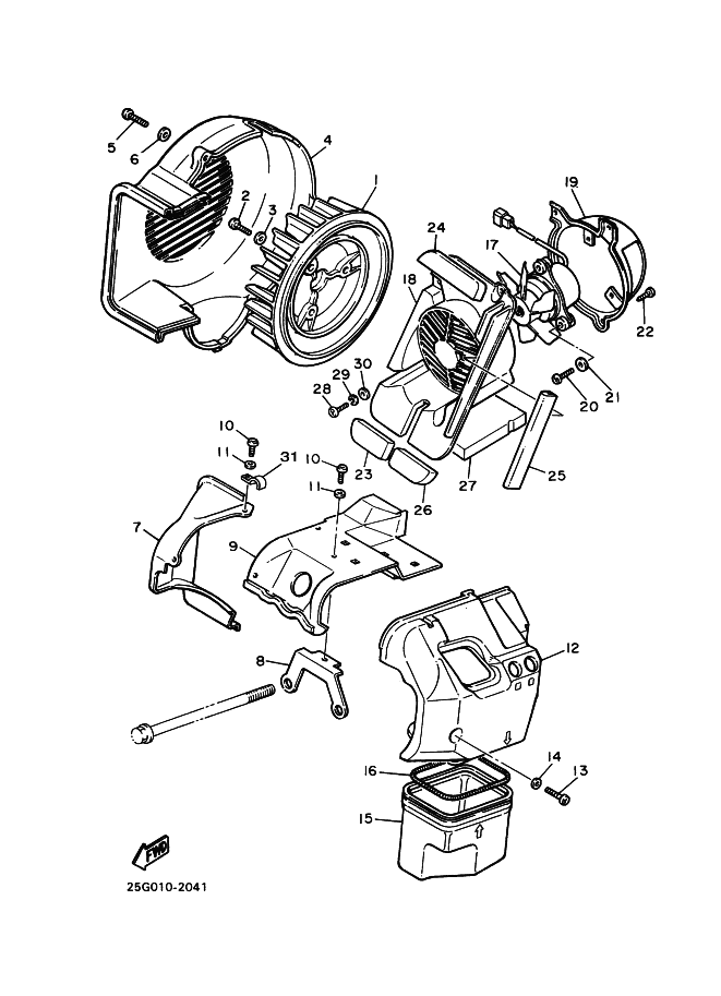 Air Shroud . Fan
