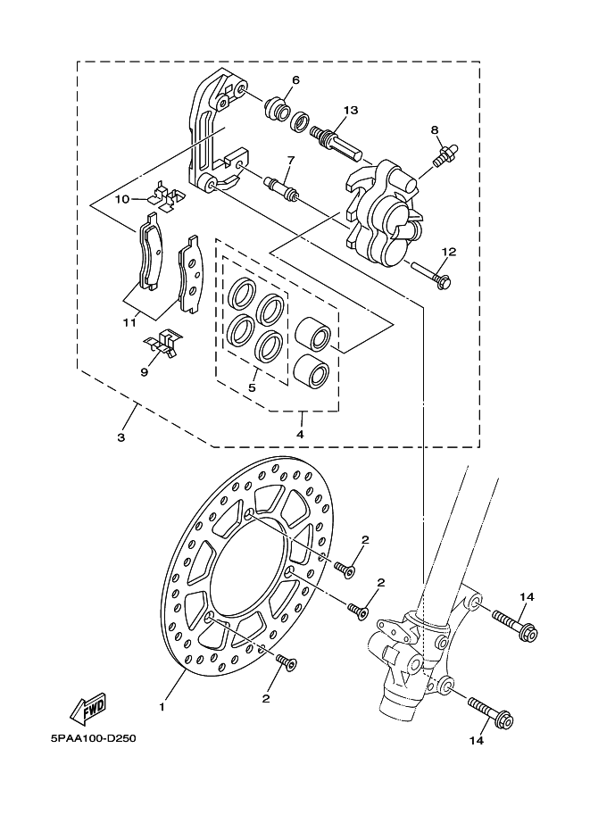 Front Brake Caliper