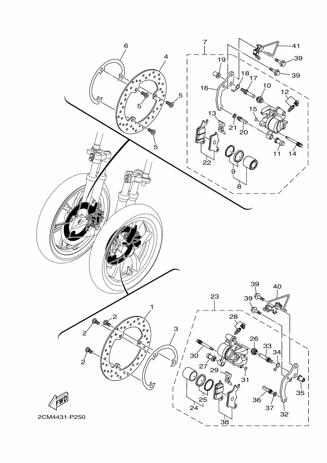 Front Brake Caliper