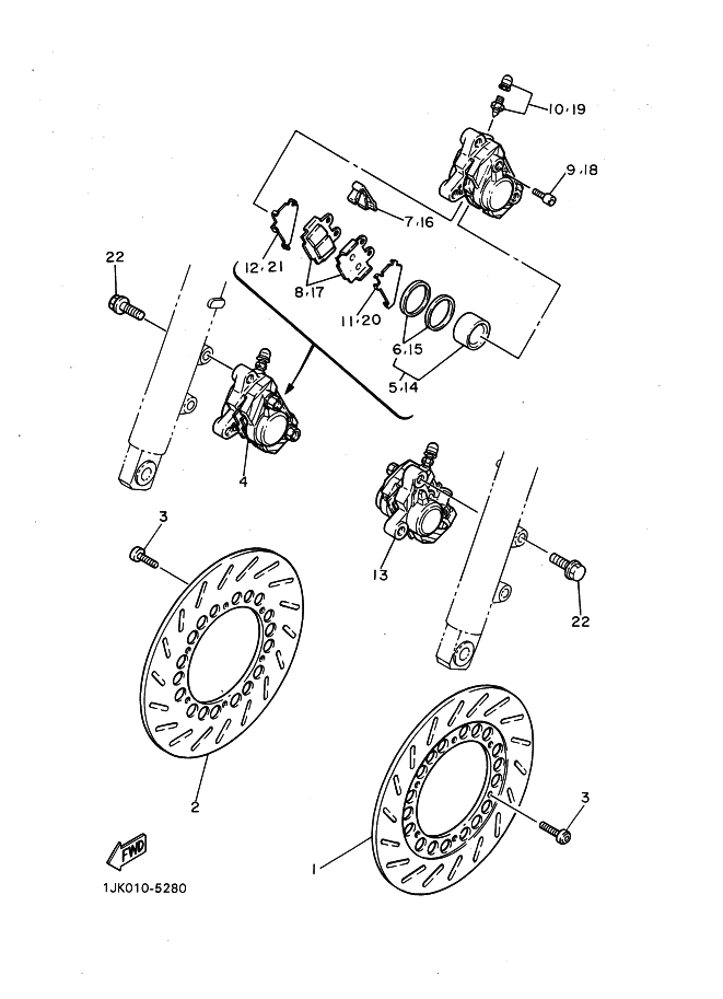 Front Brake Caliper