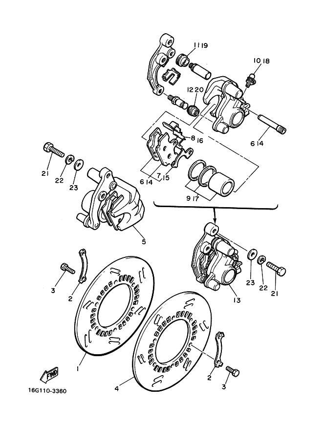 Front Brake Caliper