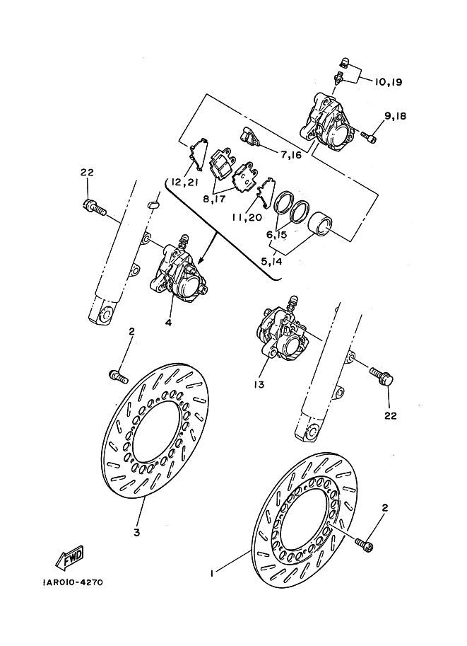 Front Brake Caliper