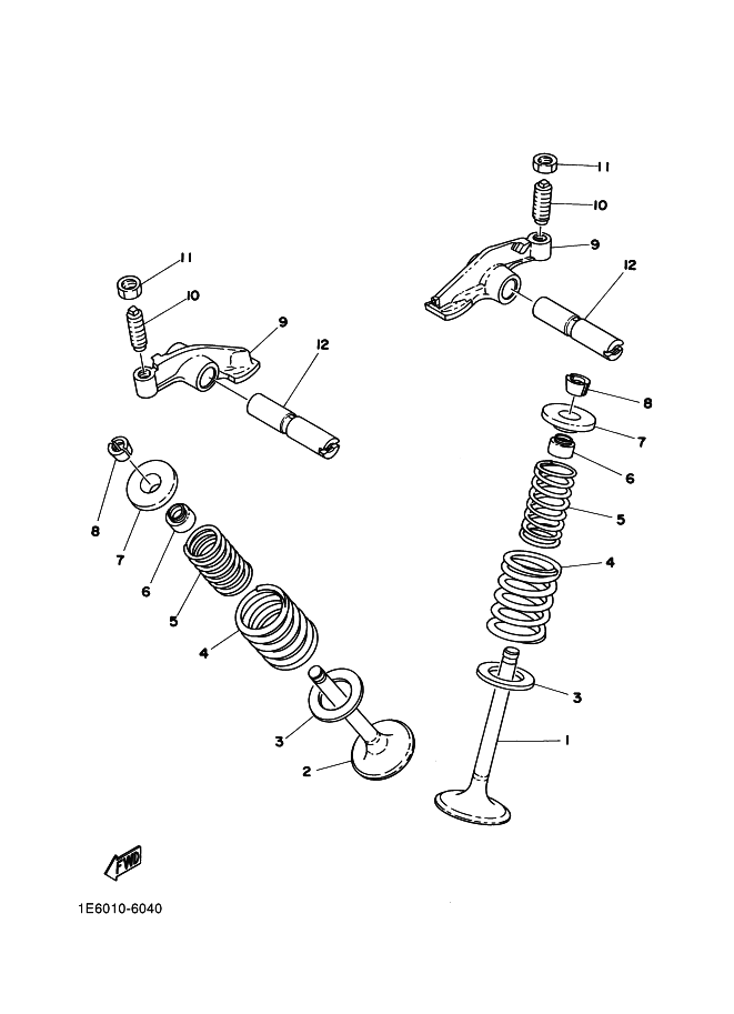 Valve . Rocker Arm