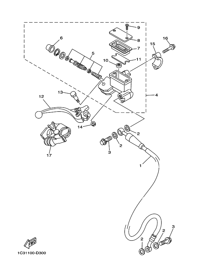 FRONT MASTER CYLINDER