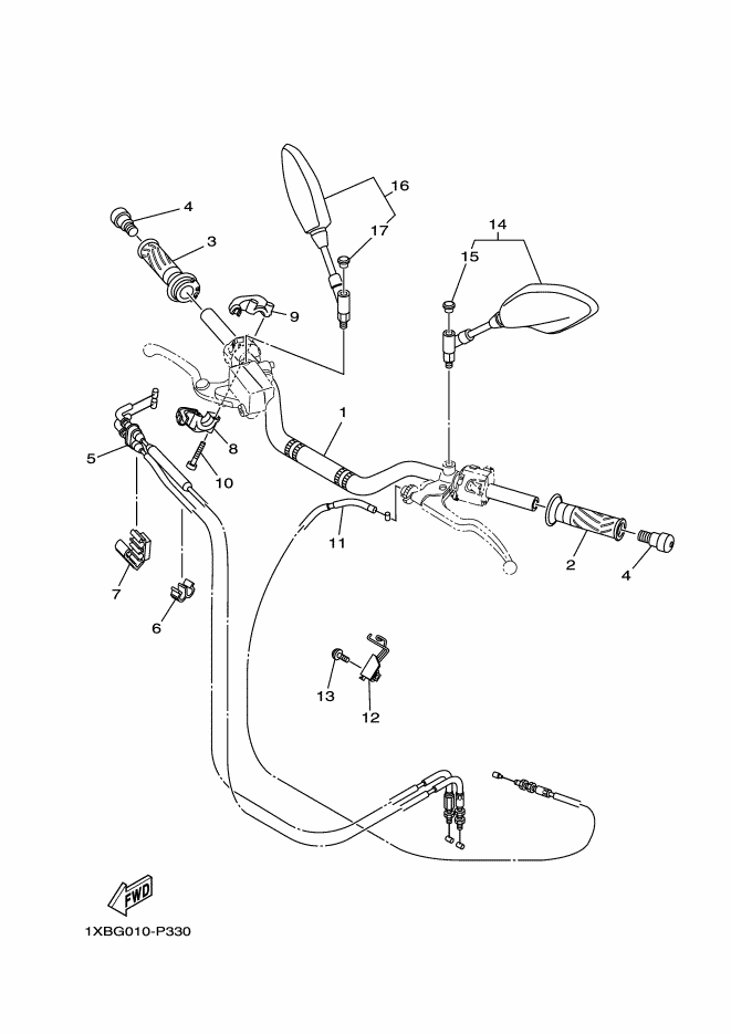 Steering Handle & Cable