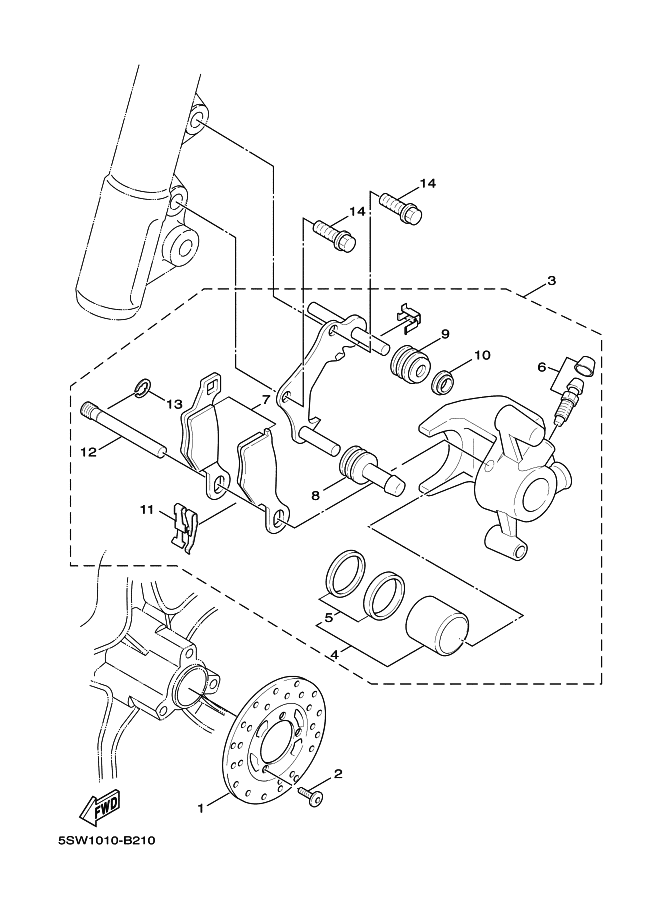 Front Brake Caliper